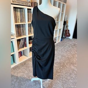 2/$40 Xscape one shoulder dress sz 14